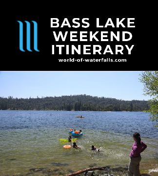 This Bass Lake 3-day weekend itinerary was a simple camping trip where the kids enjoyed the lake while we also fit in a couple of waterfalls.