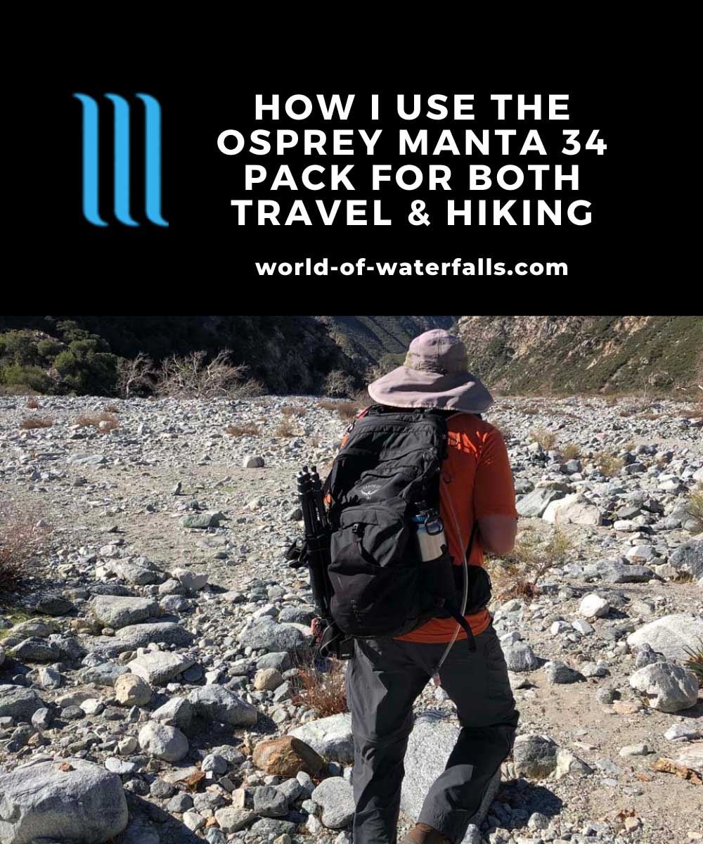 How I Use My Osprey Manta 34 As A Travel Hiking Backpack