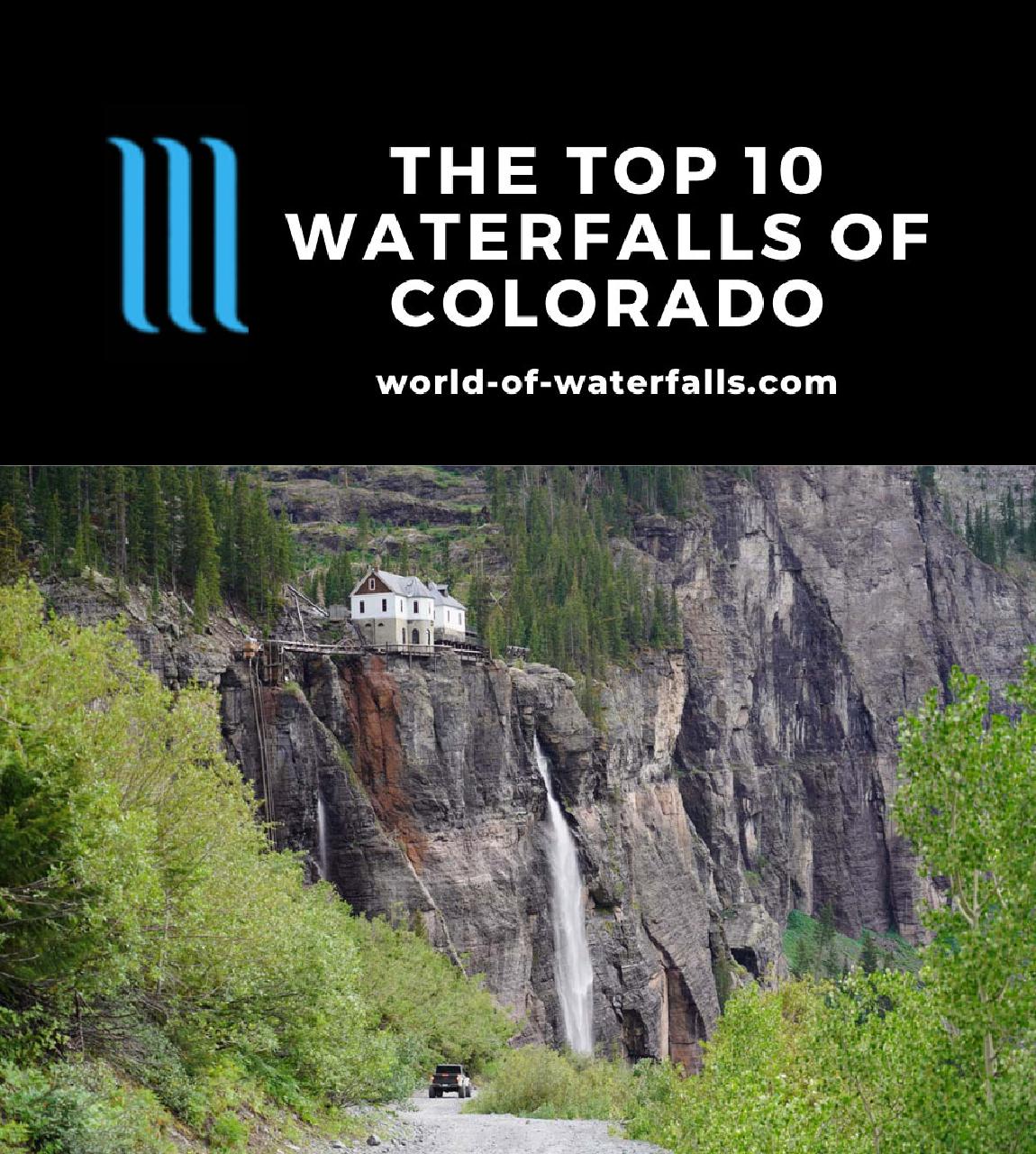 Top 10 Best Colorado Waterfalls World Of Waterfalls