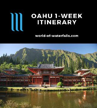 This itinerary of our visit to O'ahu was very strange in that it was made possible due to a raffle that Julie won from some kind of travel agent convention.  It turned out that the airfare and car rental were comped, but the accommodation was not...