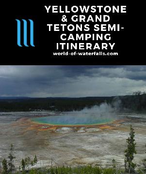 This itinerary of our visit to Yellowstone National Park and Grand Teton national Park was largely with a tight budget where we booked ahead for campsites for about half the trip while staying lodges for the remainder of the nights...