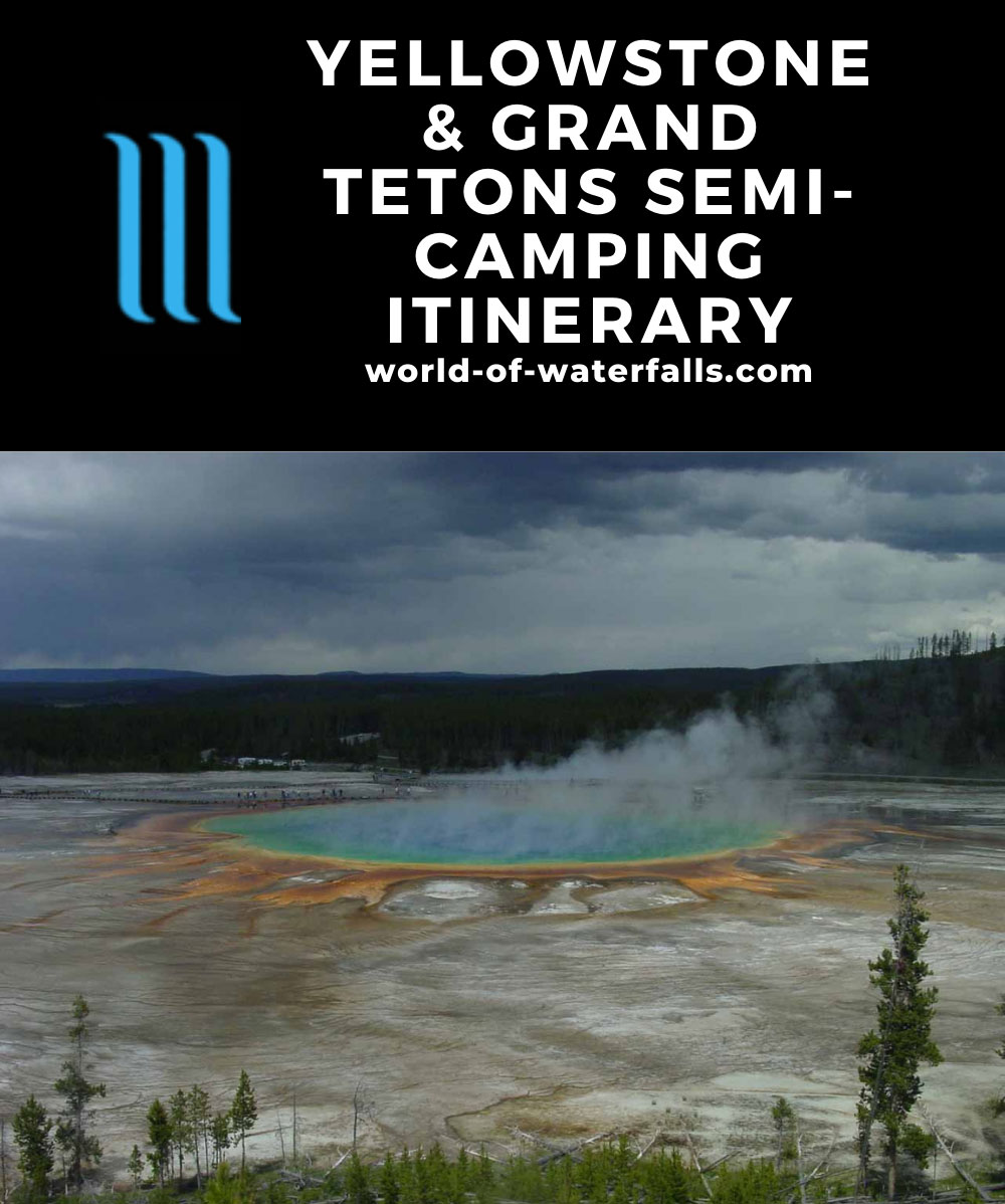Yellowstone and Grand Tetons Semi-Camping Itinerary