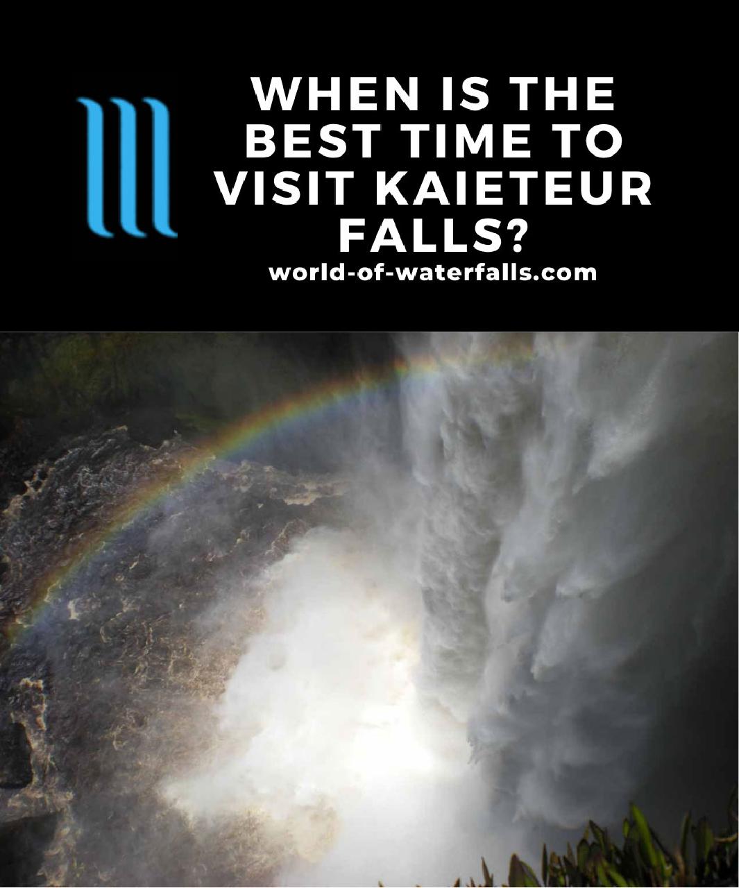 When is the Best Time to Visit Kaieteur Falls?
