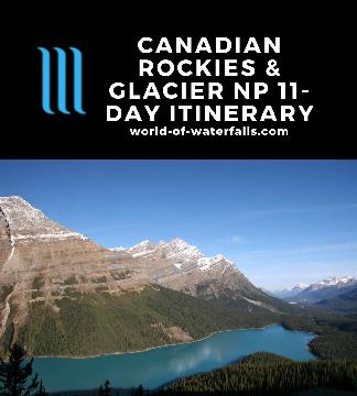 This itinerary covers how we managed to experience the Canadian Rockies and Glacier National Park in Montana. It was a trip where we had to rearrange plans to avoid the brunt of a freak early Winter snow storm that took place in September!