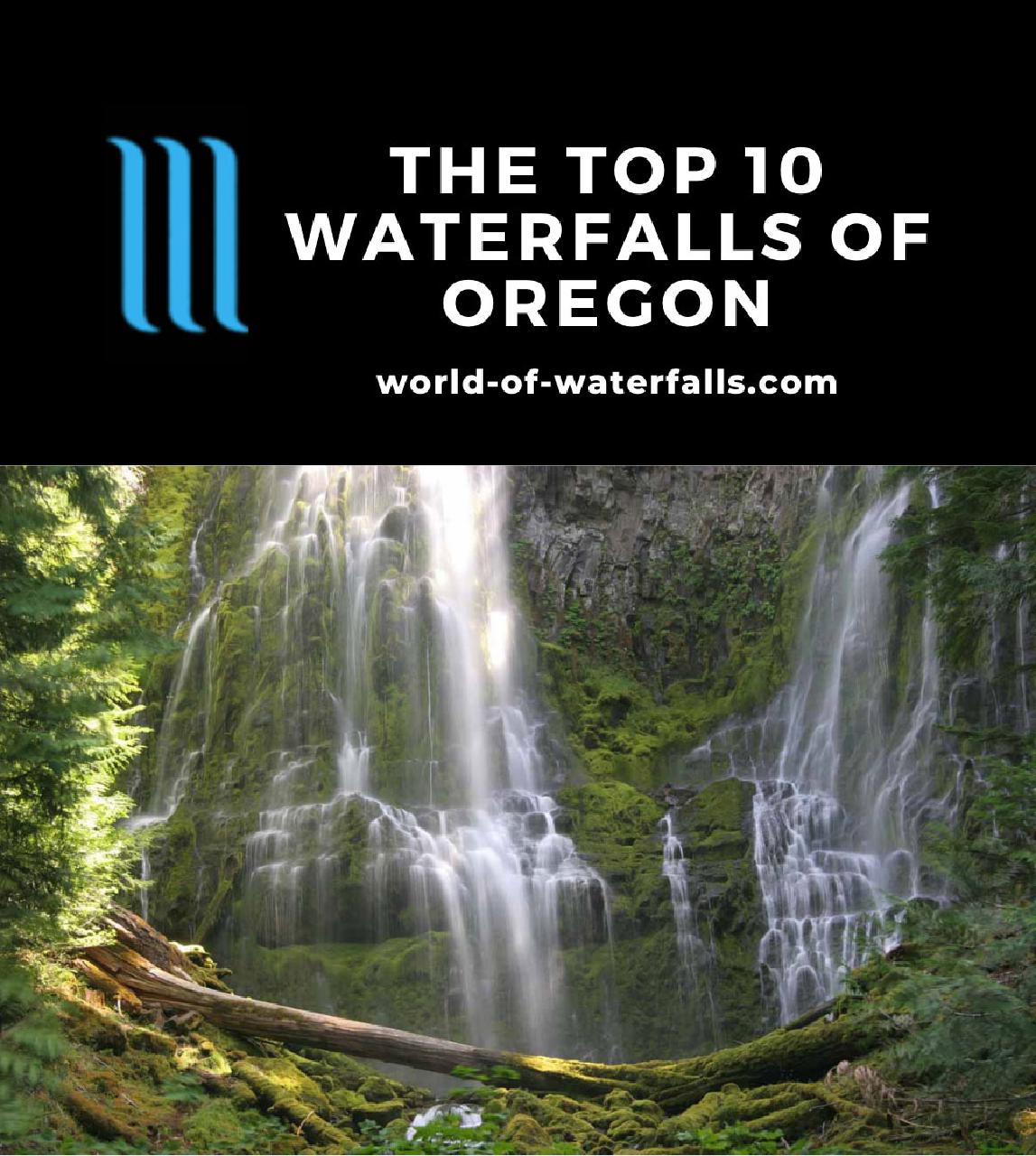 Top 10 Best Waterfalls in Oregon & How To Visit Them - World of Waterfalls