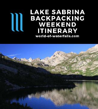 This was a weekend backpacking trip that began and ended at Lake Sabrina. The ultimate main goal of this physical challenge was to get as far as the Hungry Packer Lake, which was one of several lakes of glacial origin in the area. The Eastern Sierra was full of these kinds...