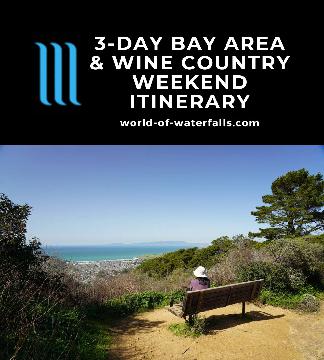 Our Bay Area Weekend Itinerary focused on Sonoma but did include a family visit in Burlingame and waterfalls along the California coast