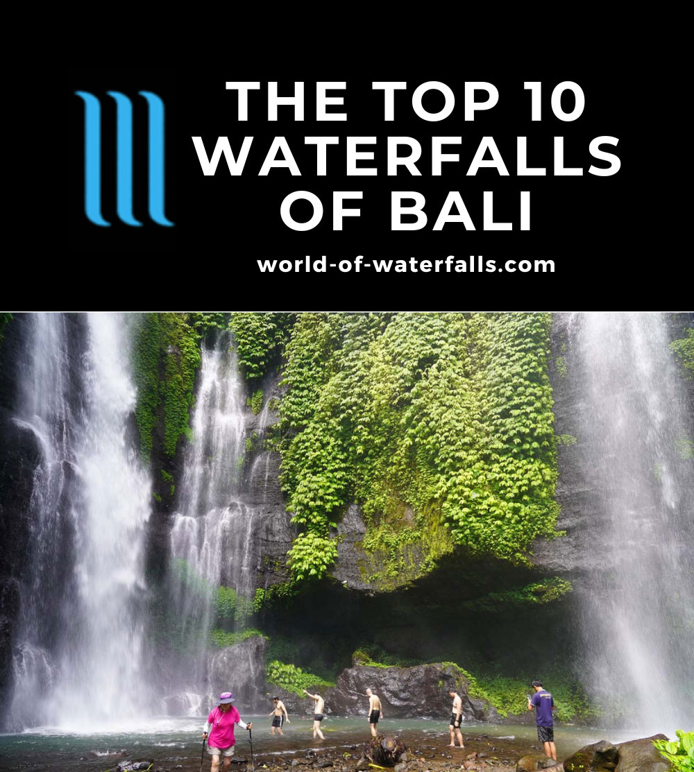 The Top 10 Waterfalls of Bali