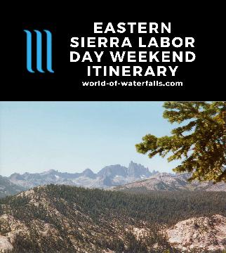 In this itinerary, Julie and I took advantage of the Labor Day Weekend so neither of us needed to take a day off. This trip targeted a visit to the Eastern Sierras while basing ourselves out of the Mammoth Lakes area...