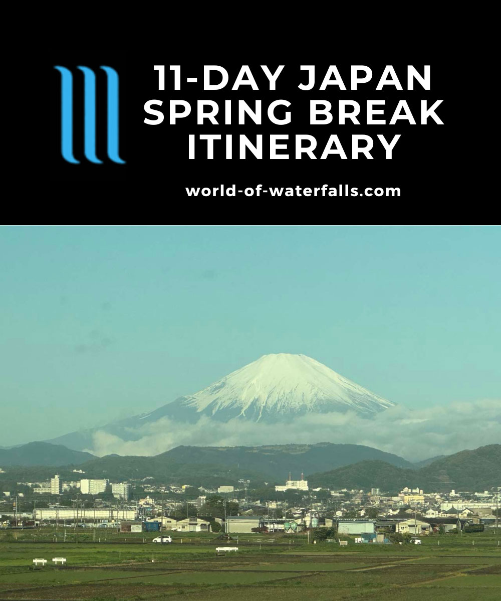 Japan 11Day Spring Break Itinerary April 5, 2023 to April 16, 2023