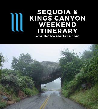This itinerary was the first time that Julie and I visited Sequoia and Kings Canyon National Parks together.  We also happened to have timed our visit for the opening of the road to the Cedar Grove section of Kings Canyon...
