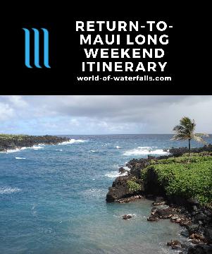 This itinerary of our return visit to Maui took advantage of a couple of things. First, a friend of ours let us use her timeshare in Ka'anapali, which helped alleviate some of the accommodation costs (not cheap in Maui or in the Hawaiian Islands in general)...