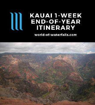 This itinerary covers our first visit to Kaua'i.  This trip took place during the expensive holiday week between Christmas and New Years.  And even though we stayed on just this island for slightly over an entire week, we did switch accommodations twice...