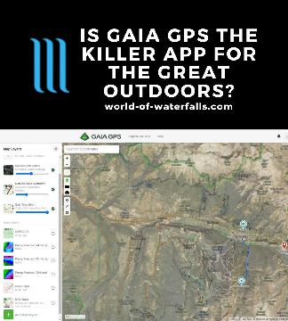 Til sandheden Overgivelse mode Gaia GPS Review - The Killer App For The Great Outdoors? - World of  Waterfalls