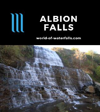 Albion Falls is a 19m high 18m wide waterfall with a rippling characteristic that makes us think that it's the prettiest waterfall in Hamilton, Ontario, Canada.