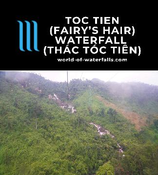 The Toc Tien Waterfall (Thác Tóc Tiên) is sort of my waterfalling excuse to discuss Ba Na Hills, especially given that a cable car station is named after it