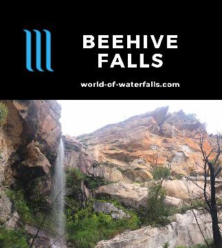 Beehive Falls is a 25m 'minor' waterfall on Mud Hut Creek in the Grampians National Park in Victoria that I saw in totally different states in a 24-hour period.