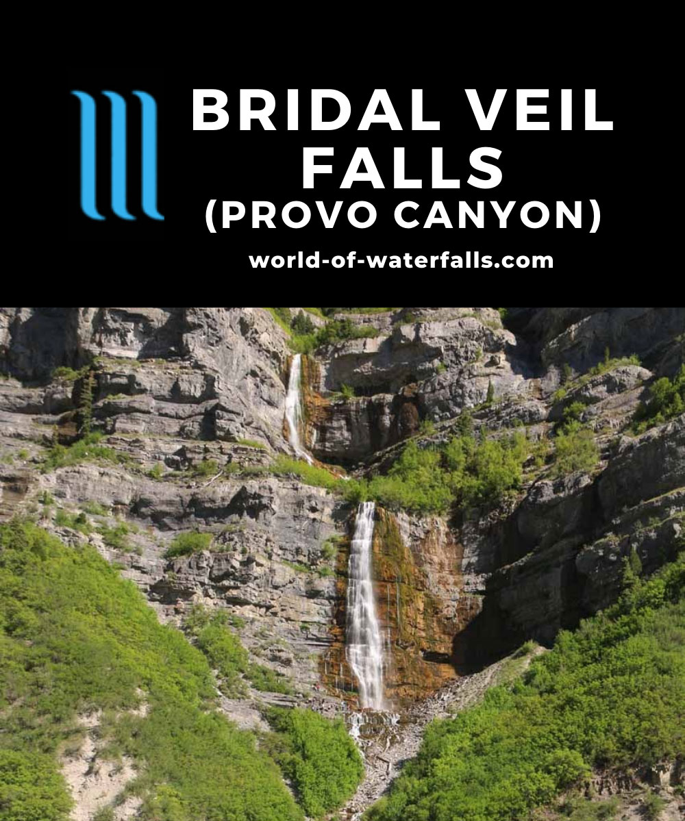 Bridal Veil Falls Provo Canyon Icon Utah S Tallest Falls