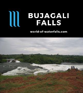 Bujagali Falls is really more of a series of rapids than a waterfall, which we got a chance to see before they were submerged for hydroelectric exploitation.