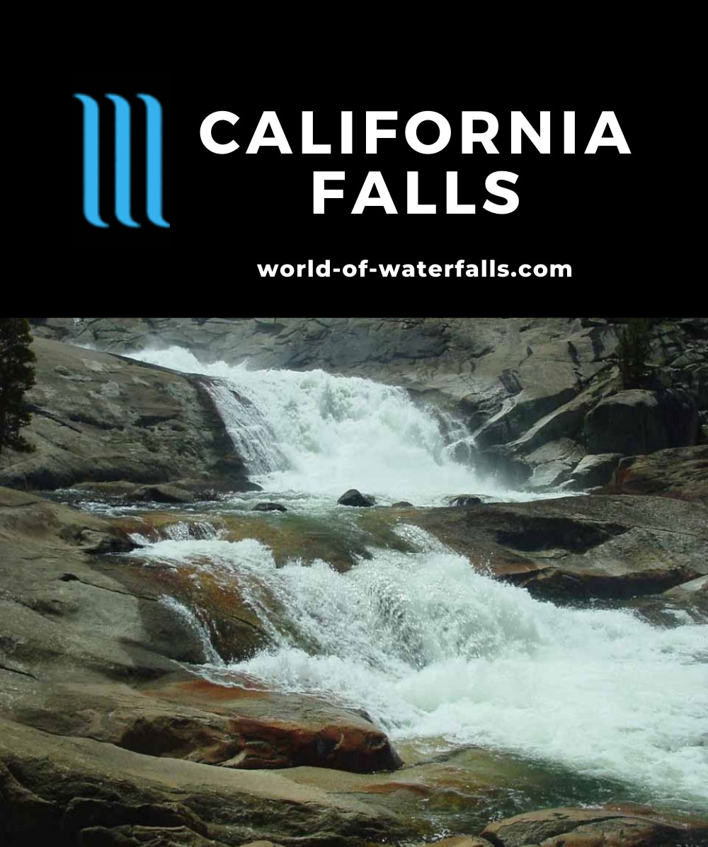 California Falls - Tuolumne River Waterfall near Glen Aulin