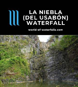 La Niebla Waterfall (La Niebla del Usabón) is the tallest and most known of the waterfalls in Canon de San Cristobal, which is Puerto Rico's deepest canyon.