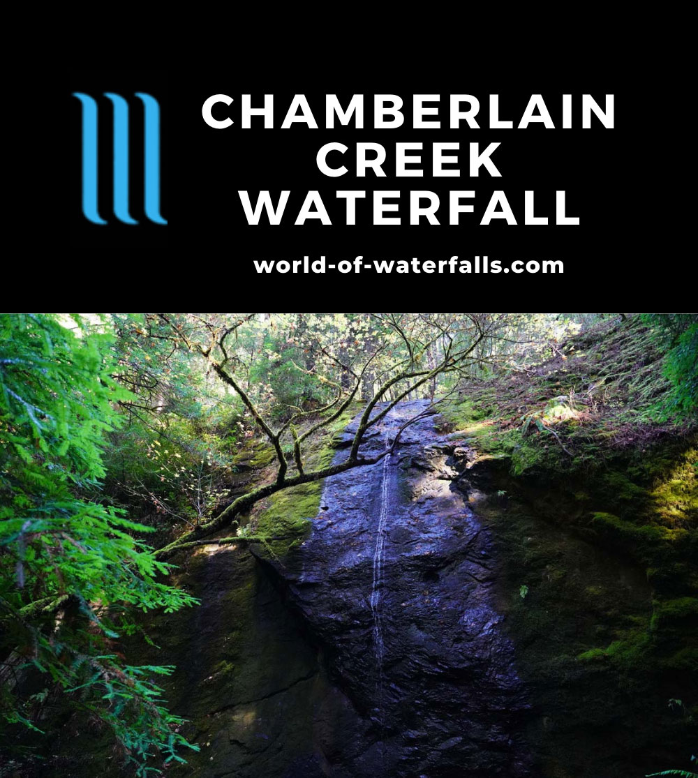 Chamberlain_Falls_116_11202020 - Chamberlain Creek Waterfall in low Autumn flow