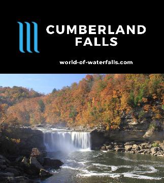 Cumberland Falls is a 68ft tall 125ft wide waterfall in southeastern Kentucky that we experienced with an explosion of Fall colors along with a rainbow.