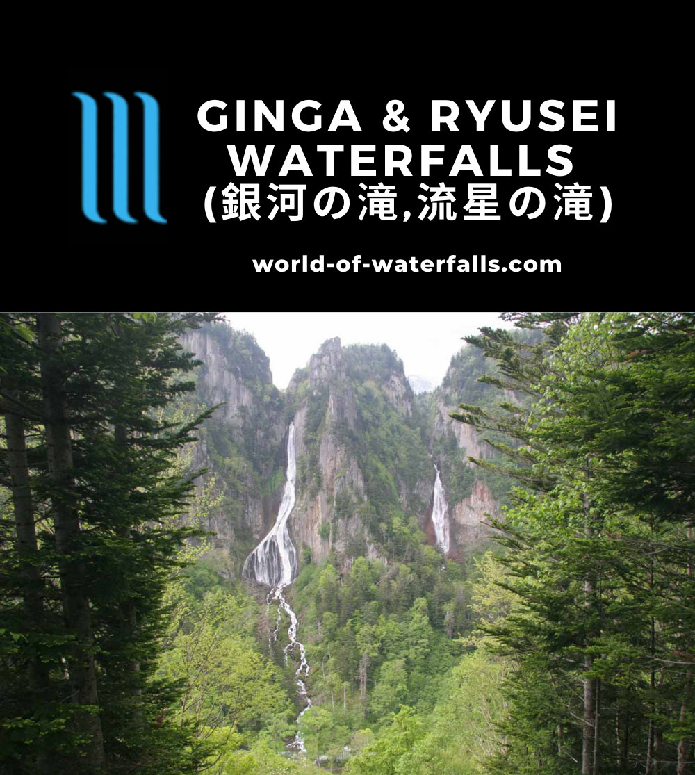 Ginga Ryusei Falls Hokkaido S Married Couple Waterfalls