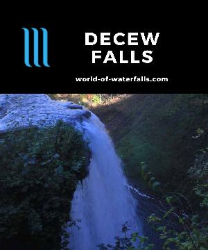 DeCew Falls is a 21m waterfall below the historical Morningstar Mill in Ontario west of Niagara Falls, where we had a hard time getting a frontal look at it.