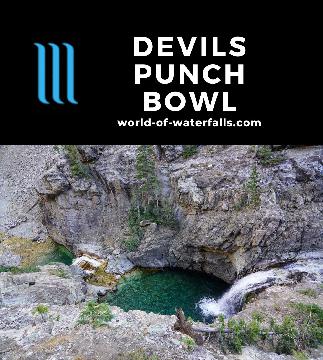 The Devils Punch Bowl was a two-tiered waterfall with colorful plunge pools next to the Schofield Pass 'Road', which we accessed from the Crested Butte side