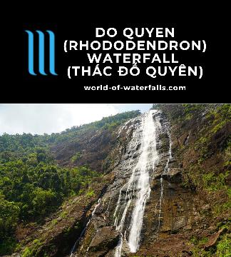 Do Quyen Waterfall (Thác Đỗ Quyên) or Rhododendron Falls is one of the tallest in Southeast Asia (let alone Vietnam) where we had to really earn our visit.