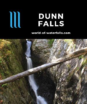 Dunn Falls comprises an 80ft Lower Falls and a 70ft Upper Falls experienced on a 2-mile loop hike that included parts of the Appalachian Trail in western Maine.