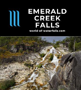 Emerald Creek Falls was an attractive series of cascades with an overlook and swimming hole just outside the boundary of Dinden National Park near Mareeba.