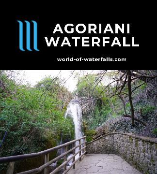 The Agoriani Waterfall sits in the village square of Eptalofos, whose proximity to Delphi and the Parnassos Ski Center means it's gaining notoriety recently.