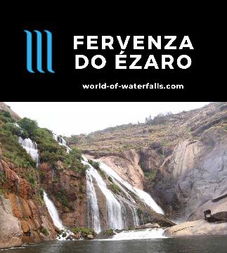 Fervenza do Ezaro (Fervenza do Xallas) is a 40m regulated waterfall on the Xallas River that was only allowed to flow again since 2011 near Silleda, Spain.