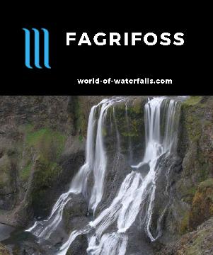 Fagrifoss is an attractive waterfall where the 4wd vehicle had to do most of the work given the ruggedness of the road to the volcanic fissures at Lakagígar.