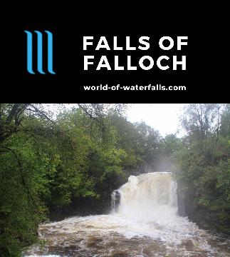 Falls of Falloch is a 30ft waterfall on the River Falloch accessible by a short walk in Loch Lomond and the Trossachs National Park near Crianlarich, Scotland.