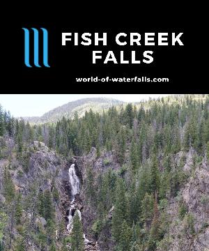 Fish Creek Falls is a 284ft waterfall by the city of Steamboat Springs, Colorado. It's easily visited in a one-mile loop trail encompassing its top and base