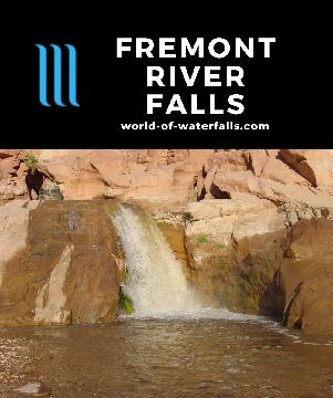 'Fremont River Falls' is an informal name that I've given to this accidental man-made waterfall on the Fremont River in Capitol Reef National Park.