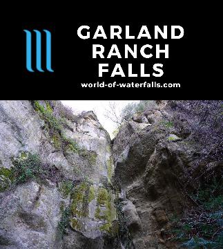 Garland Ranch Falls was an ephemeral waterfall in the popular Garland Ranch Regional Park within Carmel Valley inland from the dramatic coast of Big Sur...