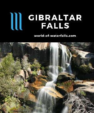Gibraltar Falls is a tall cascading waterfall accessed by a short track to a lookout in Namadgi National Park near Canberra in the Australian Capital Territory.