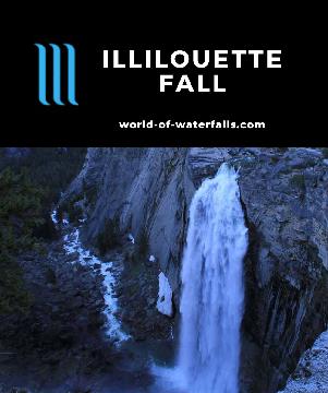 Illilouette Fall is a major waterfall rewarding those who hike the 4 miles round-trip to see its graceful 370ft drop, which manages to elude most visitors.
