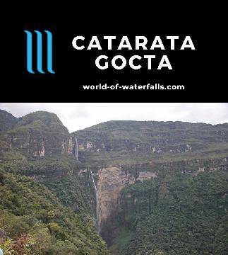 Catarata Gocta (Gocta Falls) is a 771m waterfall 'discovered' by the Western World in 2005. We accessed the falls from the villages of Cocachimba and San Pablo.