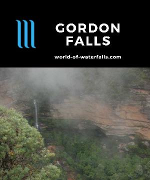 Gordon Falls was an unexpected waterfall stop as Julie and I took the scenic route along Cliff Drive from Echo Point to the town of Leura best seen after rain.