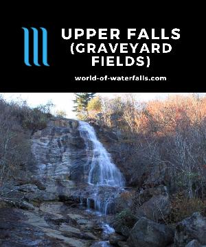 Upper Falls in the Graveyard Fields is a 60-70ft waterfall that was a little trickier to access than the Second Falls, but it was also less busier as a result.