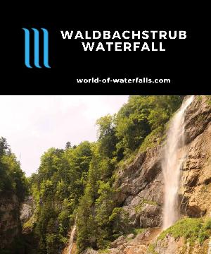 Waldbachstrub Waterfall is a 95m convergence of several falls at the head of Echerntal Valley reached by an 8km hike from the famous town of Hallstatt, Austria.
