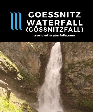 Goessnitz Waterfall (Gößnitzfall) is a 70m falls reached by 3.4km hike (I did 6.4km since I started in Heiligenblut am Großglockner) in Hohe Tauern NP, Austria.