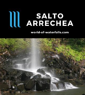 Salto Arrechea is a thin 30m waterfall that is off the beaten tourist path, especially considering its proximity to Iguazú Falls, but it requires a 5km hike.