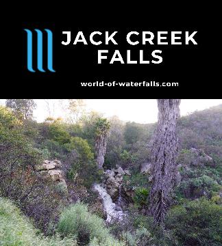 Jack Creek Falls is a seasonal bouldery waterfall in the Dixon Lake Recreation Area in Escondido requiring us to seriously time our visit to see it perform.