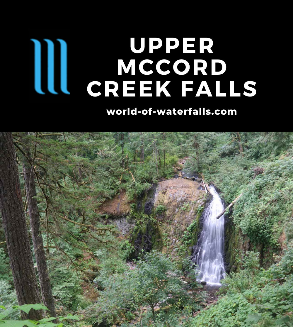 John_B_Yeon_SP_108_08172017 - Upper McCord Creek Falls in low late Summer flow